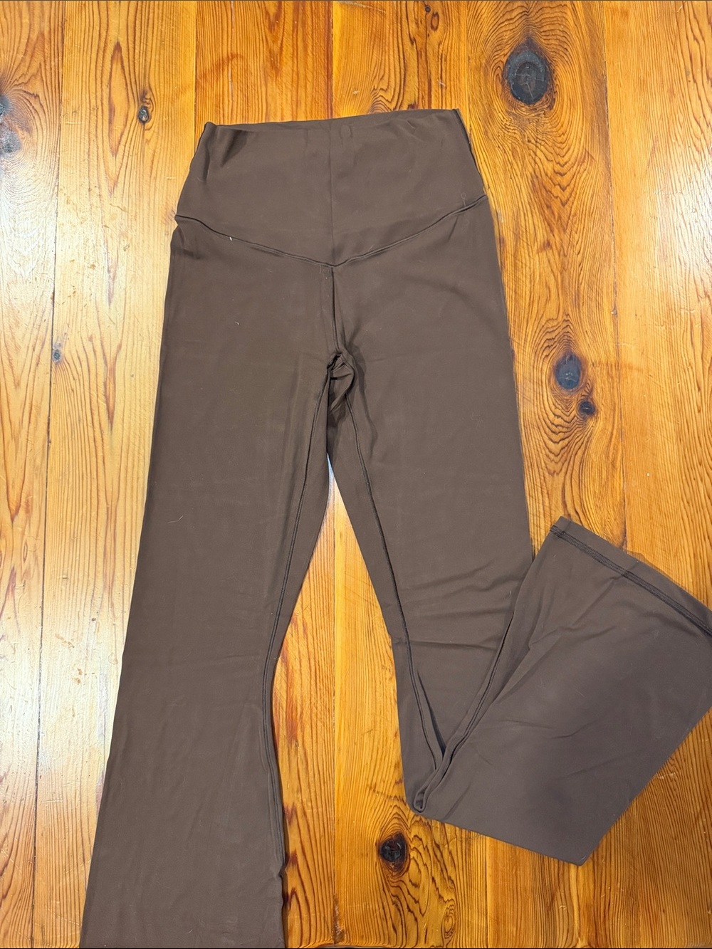 aerie Dark Brown Flare Leggings